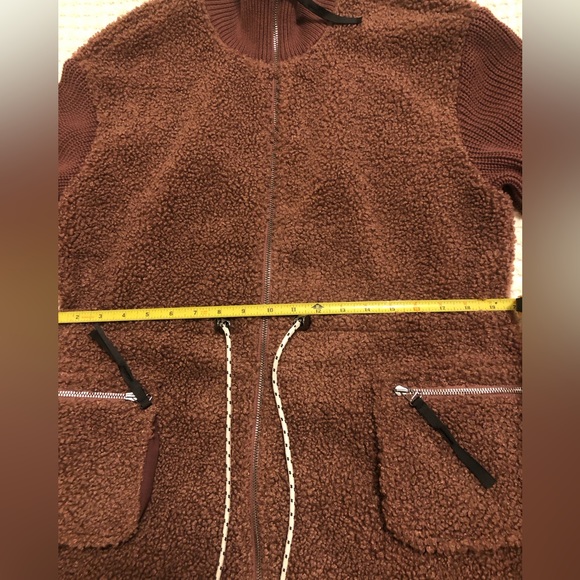 VARLEY Westwood Sherpa And Knit Jacket size S NWT - Picture 4 of 13